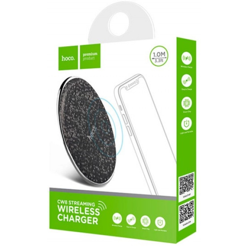 Бездротове зарядний пристрій Hoco CW8 (black) фото 2