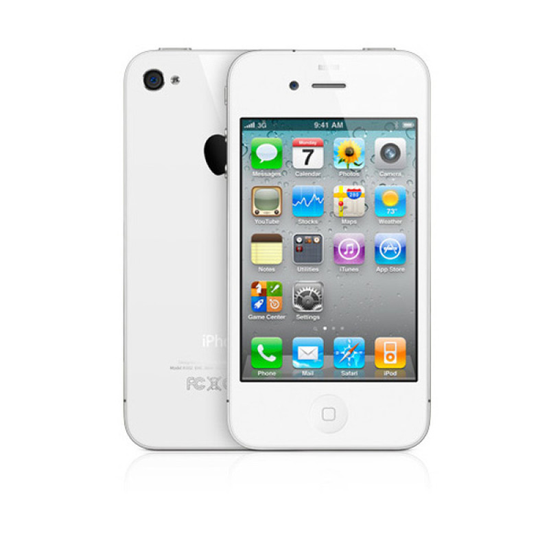 Apple iPhone 4 8GB (White) (Refurbished) фото 2