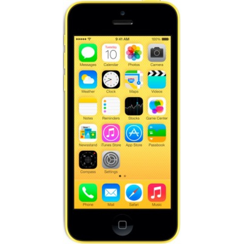 Apple iPhone 5C 16GB (Yellow) (Refurbished) фото 2