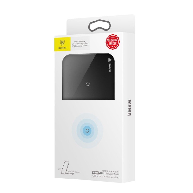 Беспроводное зарядное устройство Baseus Wireless Charger Pad (Black) фото 2 Беспроводное зарядное устройство Baseus Wireless Charger Pad (Black) фото 2