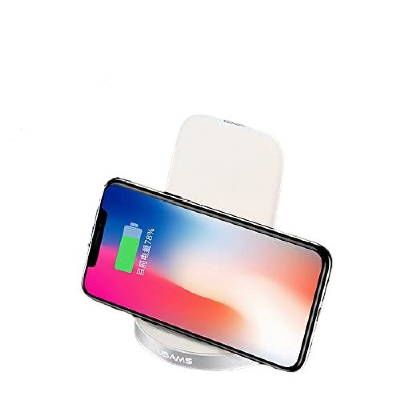 Бездротове зарядний пристрій Usams CD27 Wireless Fast Charger (white) фото 2