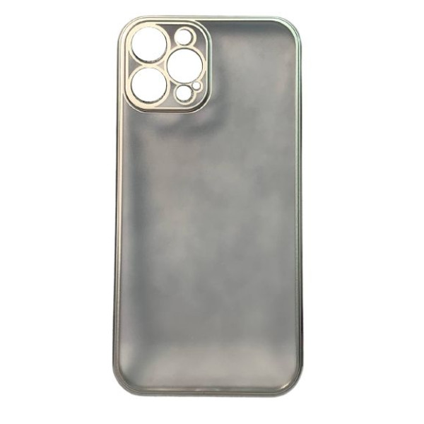 Чехол iPhone 12 Pro Max Shining Mate Full Camera (Silver)