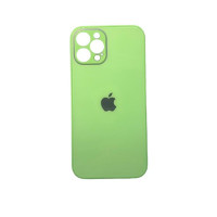 Чохол iPhone 12 Pro Glass Pastel (mint gum)