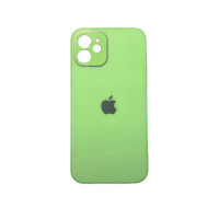 Чехол iPhone 12 mini Glass Pastel (mint gum)