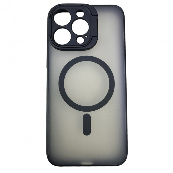 Чехол iPhone 15 Pro Max ROCK Guard Matte Series Full Stand Camera Case (Black)