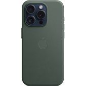 Чехол для iPhone 15 Pro Apple FineWoven with MagSafe (Evergreen)