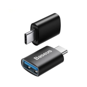 Переходник Baseus Ingenuity Series Mini OTG Adapter Type-C to USB 3.1 Black ZJJQ000001