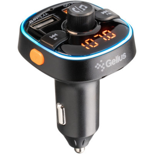 FM Modulator Gelius Pro RGB-QC GP-FMT050 (12 мес) - фото FM Modulator Gelius Pro RGB-QC GP-FMT050 (12 мес)