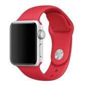 Apple Watch 38mm Stailnless Steel Case with (PRODUCT)RED Sport Band (MLLD2)