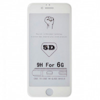 Захисне скло 5D iPhone 6/6S (white)