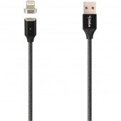 USB Cable Gelius Pro Magenta Transfer GP-MC-03i Lightning Black