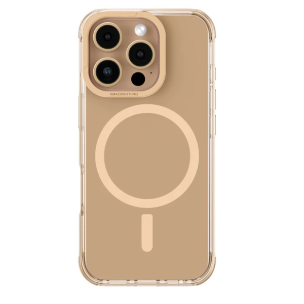 Чехол iPhone 16 Pro Max AmazingThing Omni Case with MagSafe (Bronze) - фото Чехол iPhone 16 Pro Max AmazingThing Omni Case with MagSafe (Bronze)