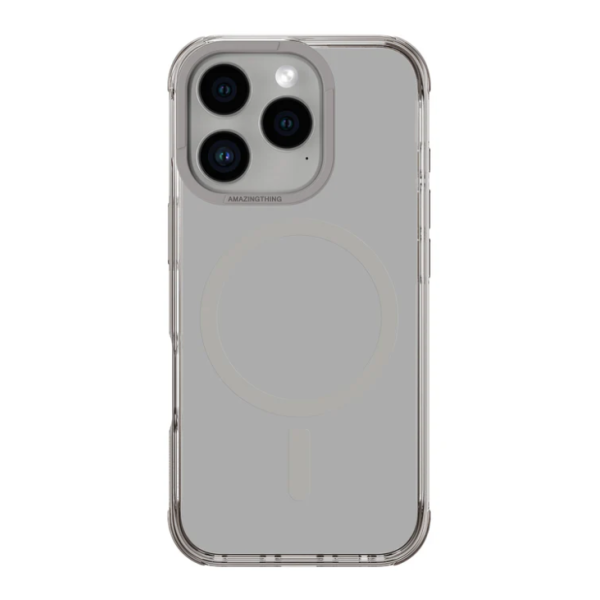 Чехол iPhone 16 Pro Max AmazingThing Omni Case with MagSafe (Grey) - фото Чехол iPhone 16 Pro Max AmazingThing Omni Case with MagSafe (Grey)