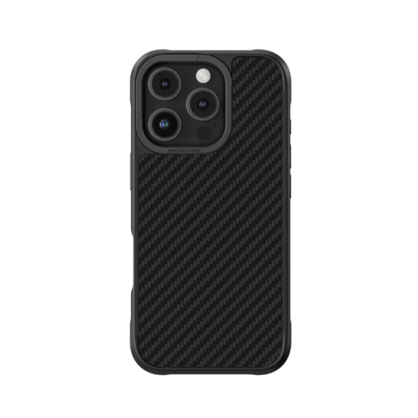 Чехол iPhone 16 Pro Max AmazingThing Titan Max (1500D) Case with MagSafe (Black) - фото Чехол iPhone 16 Pro Max AmazingThing Titan Max (1500D) Case with MagSafe (Black)
