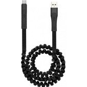 USB Cable Gelius Pro Spring GP-UC101 Micro USB Black (2.4A)  (12 мес)