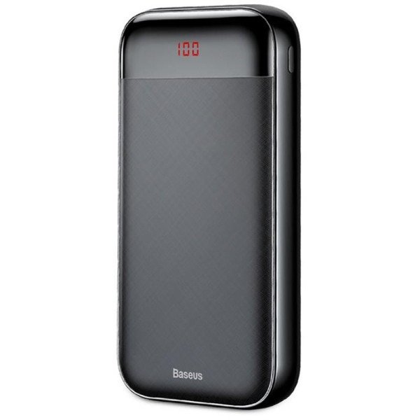 Портативное зарядное устройство Baseus Mini Cu Digital LCD (20000mAh) Black (PPALL-CKU01) - фото Портативное зарядное устройство Baseus Mini Cu Digital LCD (20000mAh) Black (PPALL-CKU01)