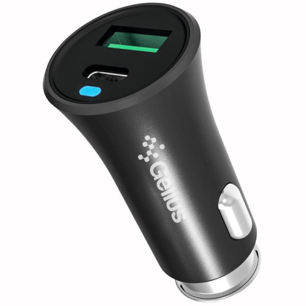 АЗУ Gelius Pro Twix QC GP-CC006 USB+Type-C 3.1A Black (12 мес) - фото АЗУ Gelius Pro Twix QC GP-CC006 USB+Type-C 3.1A Black (12 мес)