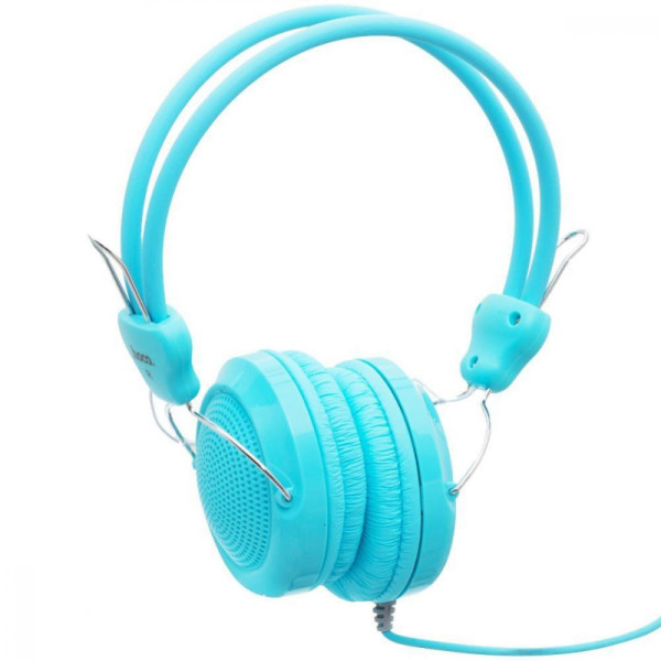 Наушники с микрофоном Hoco W5 Blue - фото Наушники с микрофоном Hoco W5 Blue