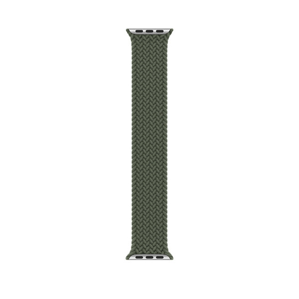 Ремешок-браслет для Apple Watch 38mm/40mm Braided Solo Loop (Inverness Green) S
