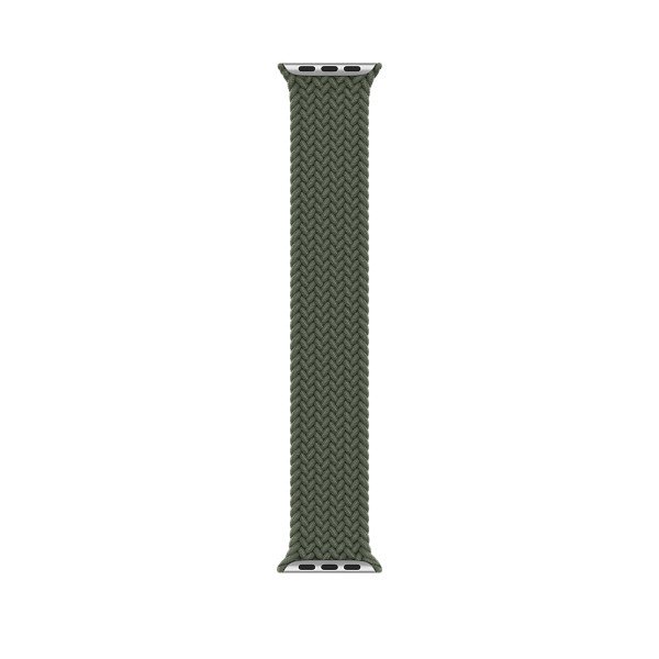 Ремешок-браслет для Apple Watch 42mm/44mm Braided Solo Loop (Inverness Green) M - фото Ремешок-браслет для Apple Watch 42mm/44mm Braided Solo Loop (Inverness Green) M