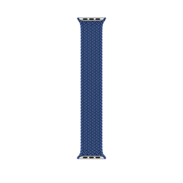 Ремешок-браслет для Apple Watch 42mm/44mm Braided Solo Loop (Atlantic Blue) M - фото Ремешок-браслет для Apple Watch 42mm/44mm Braided Solo Loop (Atlantic Blue) M