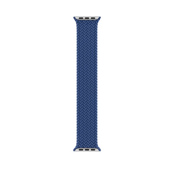 Ремешок-браслет для Apple Watch 38mm/40mm Braided Solo Loop (Atlantic Blue) M - фото Ремешок-браслет для Apple Watch 38mm/40mm Braided Solo Loop (Atlantic Blue) M