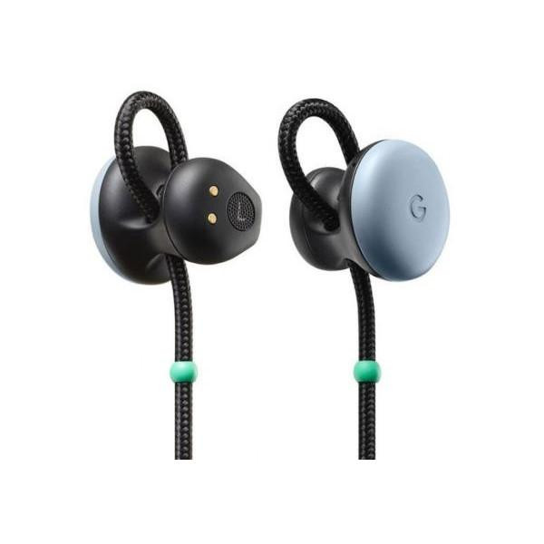 Наушники с микрофоном Google Pixel Buds Kinda Blue - фото Наушники с микрофоном Google Pixel Buds Kinda Blue
