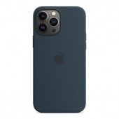 Чехол для iPhone 13 Pro Max Apple Silicone Case with MagSafe (Abyss Blue)