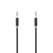 Кабель 3,5"-3.5" 1m Gelius Black (нитка)