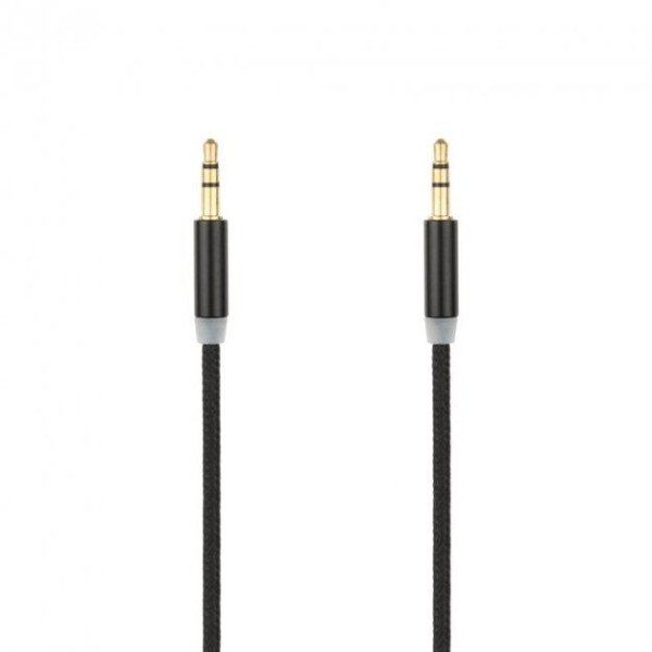 Кабель 3,5"-3.5" 1m Gelius Black (нитка)
