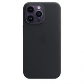 Чехол для iPhone 14 Pro Apple Leather Case with MagSafe (Midnight)