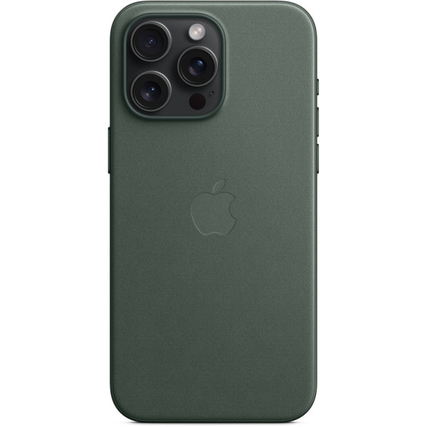 Чехол для iPhone 15 Pro Max Apple FineWoven with MagSafe (Evergreen) - фото Чехол для iPhone 15 Pro Max Apple FineWoven with MagSafe (Evergreen)