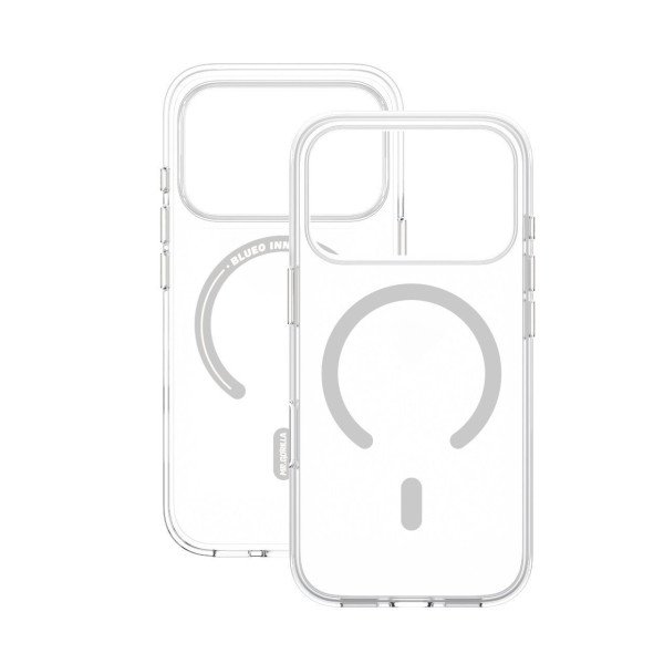 Чехол iPhone 17 Pro Max Blueo Crystal Drop Case with MagSafe (Transparent) - фото Чехол iPhone 17 Pro Max Blueo Crystal Drop Case with MagSafe (Transparent)