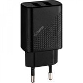 СЗУ Gelius Pro Vogue GP-HC011 2USB 2.4A + Cable MicroUSB Black (12 мес)