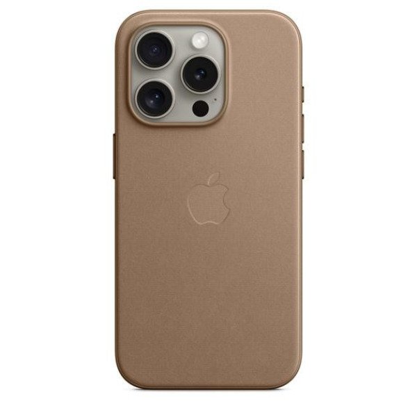 Чехол для iPhone 15 Pro Apple FineWoven with MagSafe (Taupe) - фото Чехол для iPhone 15 Pro Apple FineWoven with MagSafe (Taupe)