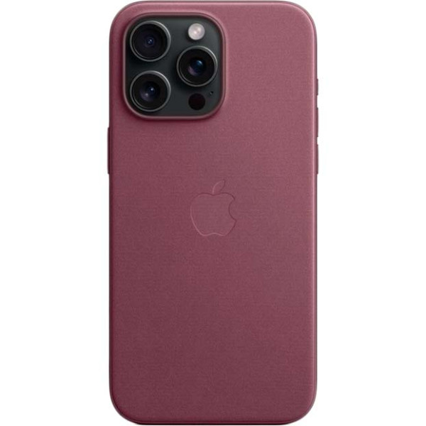 Чехол для iPhone 15 Pro Apple FineWoven with MagSafe (Mulberry) - фото Чехол для iPhone 15 Pro Apple FineWoven with MagSafe (Mulberry)