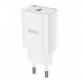 Сетевое зарядное устройство HOCO DC23 PD20W 1PD/20W/QC3.0 White