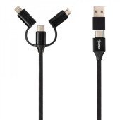 USB Cable Gelius Pro Unimog GP-UC510 5in1 Black (12 мес)