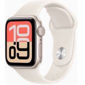 Apple Watch SE 3 GPS 40mm Starlight Alu. Case w. Starlight S. Band - S/M (MEH34)