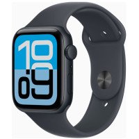 Apple Watch SE 3 GPS 44mm Midnight Alu. Case w. Midnight S. Band - M/L (MEHQ4)