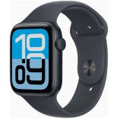 Apple Watch SE 3 GPS + Cellular 44mm Midnight Alu. Case w. Midnight S. Band - S/M (MEPH4)