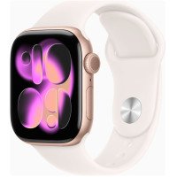 Apple Watch Series 11 GPS 42mm Rose Gold Alu. Case w. Light Blush S. Band - M/L (MEU44)