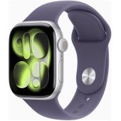 Apple Watch Series 11 GPS 42mm Silver Alu. Case w. Purple Fog S. Band - M/L (MEU74)