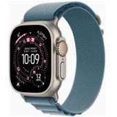 Apple Watch Ultra 3 GPS + Cellular 49mm Natural Tit. Case w. Light Blue Alpine Loop - Medium (MEWM4)