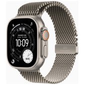 Apple Watch Ultra 3 GPS + Cellular 49mm Natural Tit. Case w. Natural Tit. Milanese Loop - Medium (MEWY4)