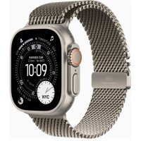 Apple Watch Ultra 3 GPS + Cellular 49mm Natural Tit. Case w. Natural Tit. Milanese Loop - Large (MF0E4)