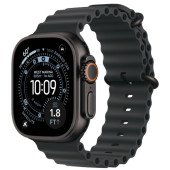 Apple Watch Ultra 3 GPS + Cellular 49mm Black Tit. Case w. Black Ocean Band (MF0J4)