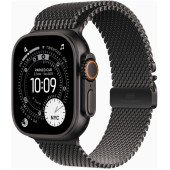 Apple Watch Ultra 3 GPS + Cellular 49mm Black Tit. Case w. Black Tit. Milanese Loop - Small (MF1N4)