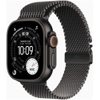 Apple Watch Ultra 3 GPS + Cellular 49mm Black Tit. Case w. Black Tit. Milanese Loop - Medium (MF1Q4)