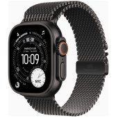 Apple Watch Ultra 3 GPS + Cellular 49mm Black Tit. Case w. Black Tit. Milanese Loop - Large (MF1T4)